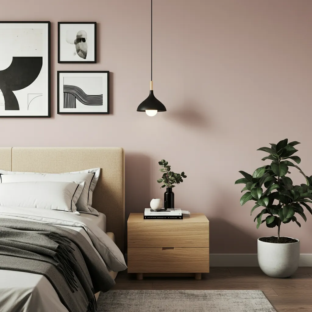Pink Bedroom Ideas That Are Elegant, Bold, and Far From Basic 17 Pastel Pink Accent Wall