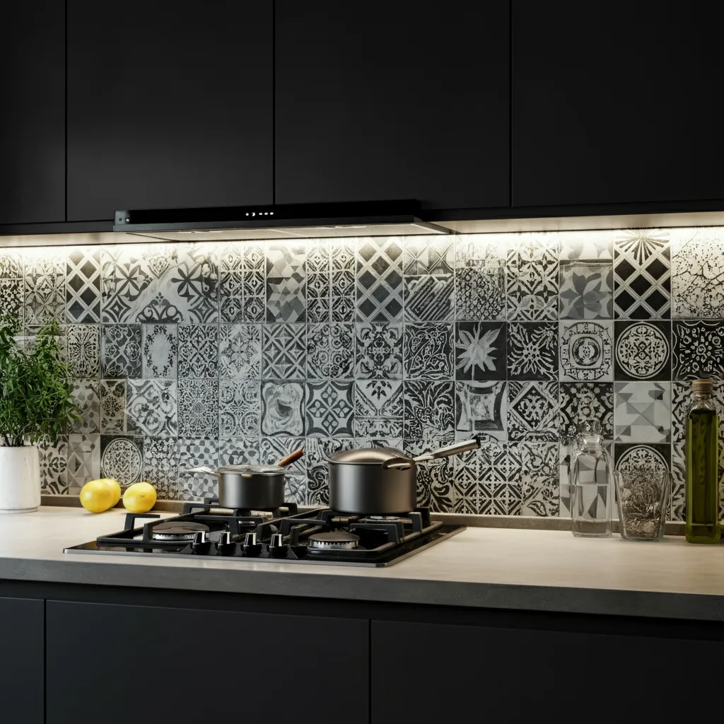 32+ Jaw-Dropping Kitchen Backsplash Ideas You Haven’t Seen Yet 30 Patterned Mosaic Tile Kitchen