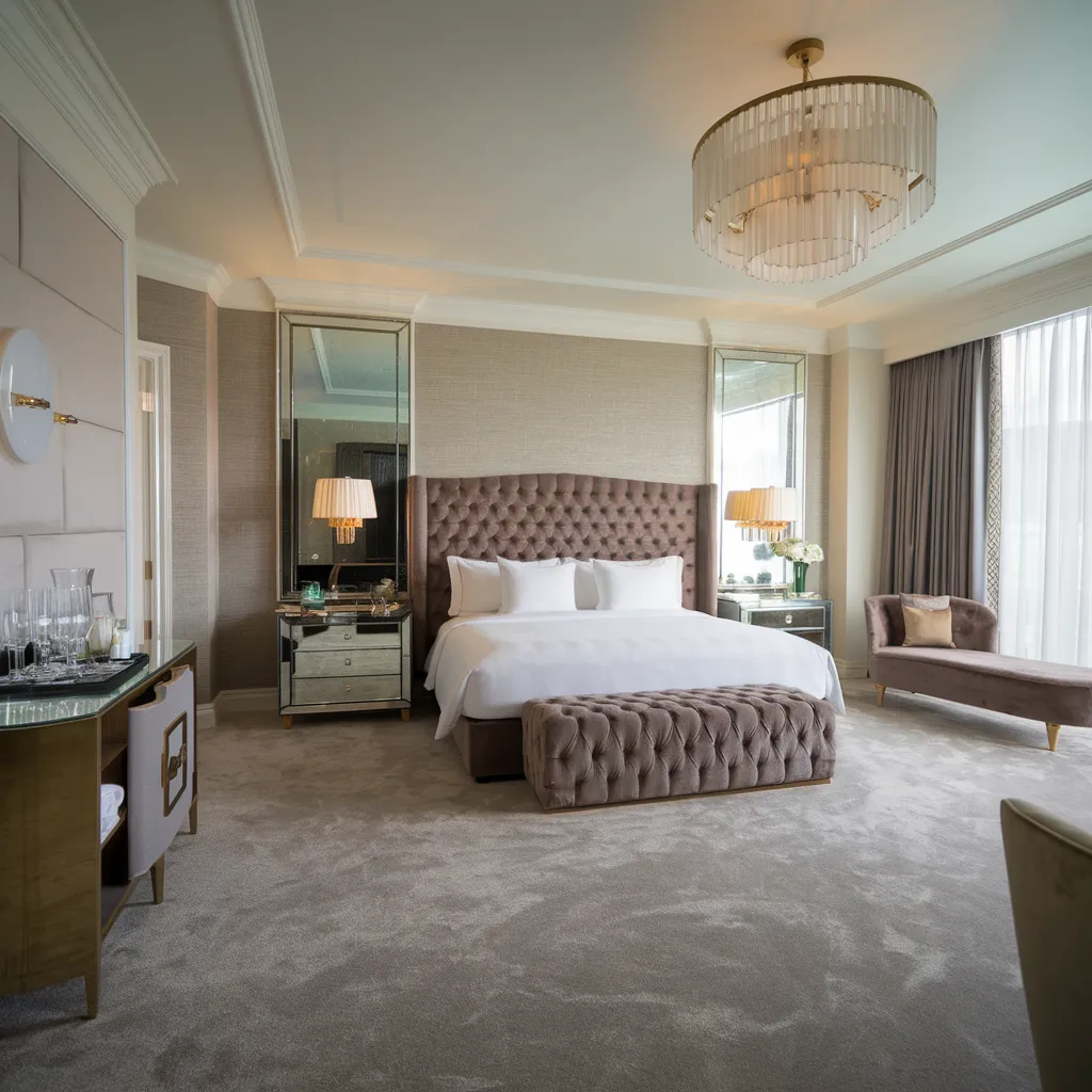 Plush Luxury Men’s Bedroom Suite
