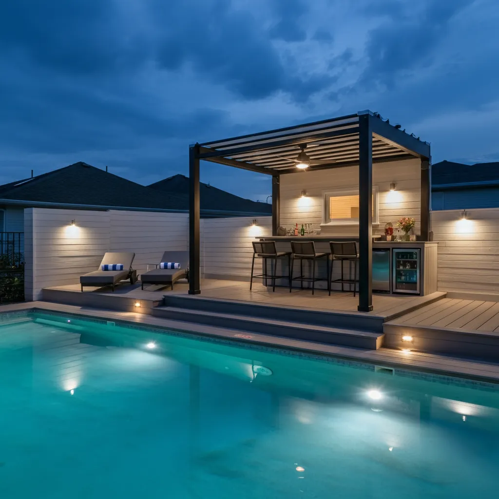 Stunning Deck Ideas That Will Completely Transform Your Outdoor Space 7 Poolside Paradise Deck