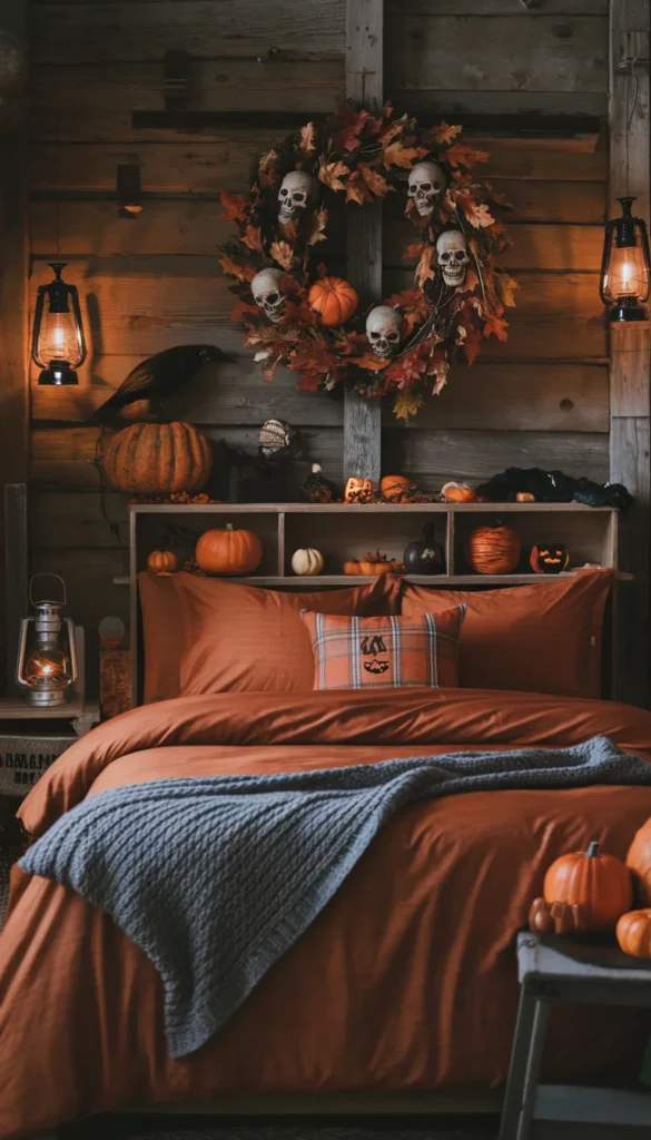 Spooky & Stylish: Halloween Bedroom Ideas You’ll Love 5 Pumpkin Halloween Bedroom