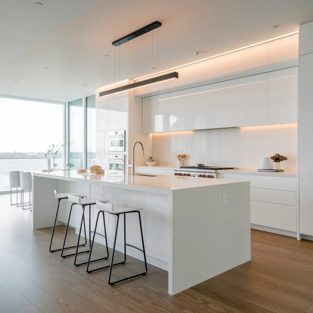 Pure Horizon – Kitchen with Modern Minimal Calm