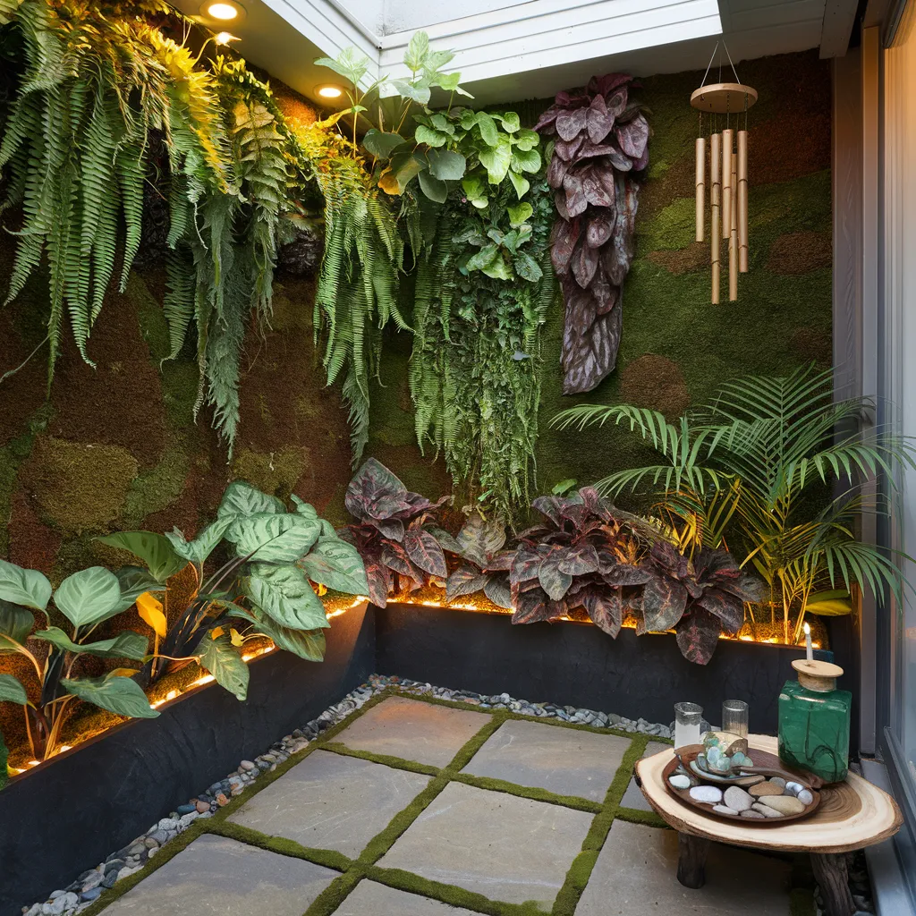 These Balcony Ideas Are So Good, Even Your Neighbors Will Be Jealous 6 Rainforest-Inspired Balcony Escape