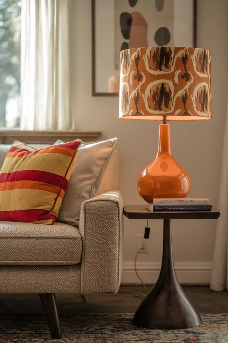 Living Room Lamp Ideas That Instantly Make a Room Look Expensive 23 Retro Flame Teardrop Table Lamp