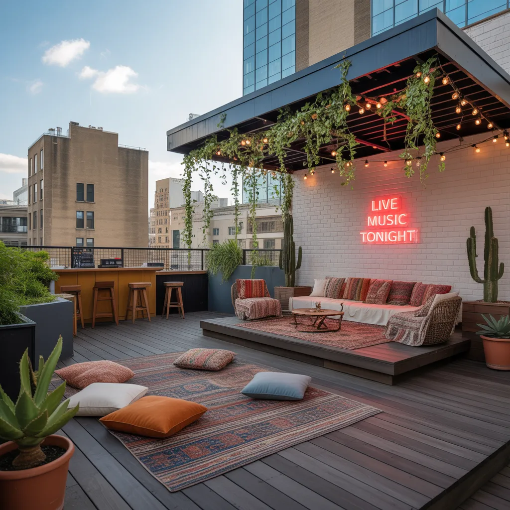 Rooftop Music Lounge Terrace