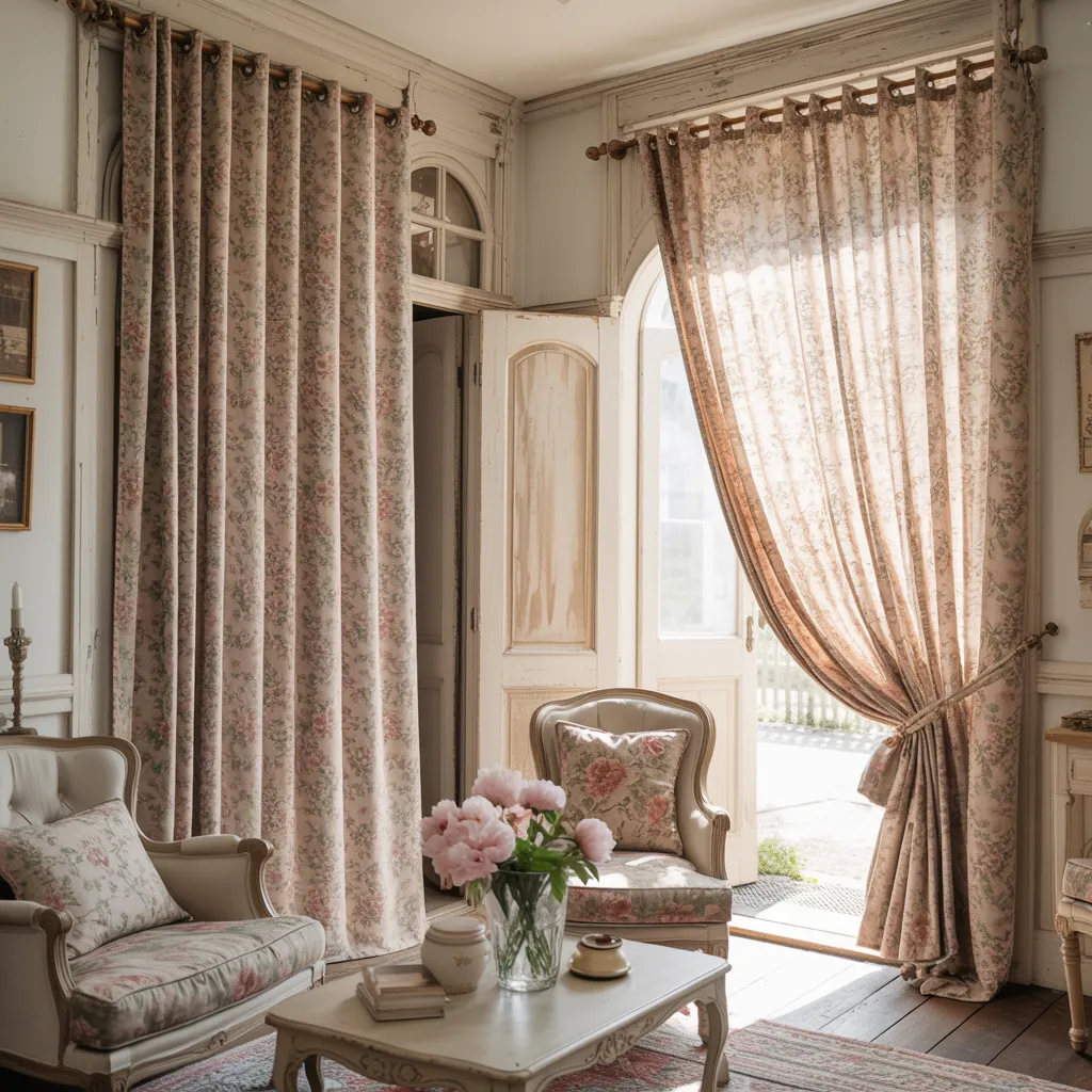 27+ Stunning Curtains for Living Room You’ll Wish You Knew About Sooner 13 Rose Garden Cottage Drapes