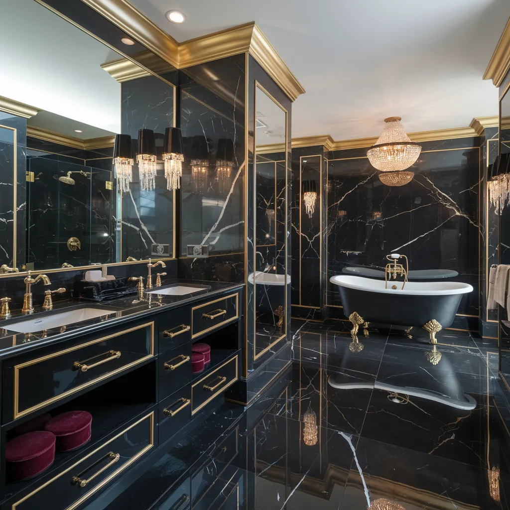 Royal Noir Bathroom