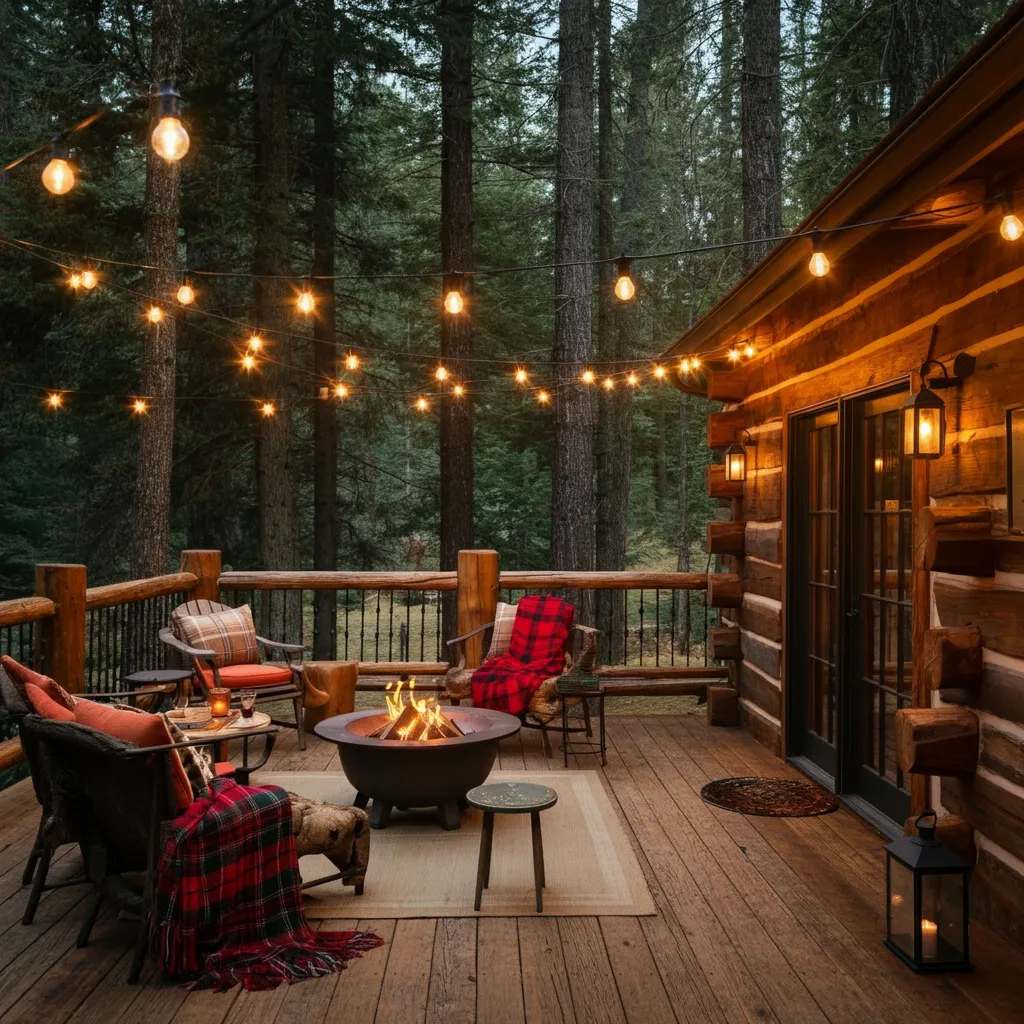 Stunning Deck Ideas That Will Completely Transform Your Outdoor Space 4 Rustic Cabin Escape Deck