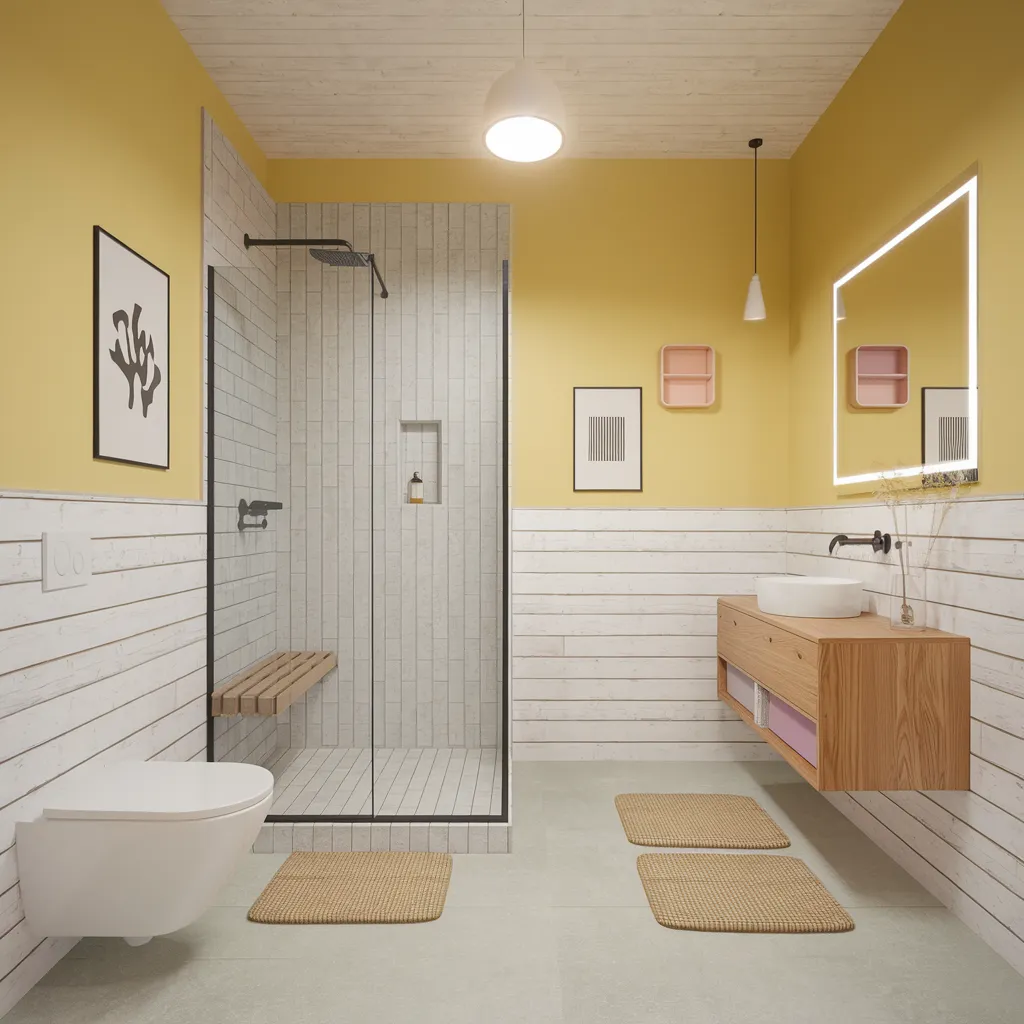 20 Small Funky Bathroom Ideas That Will Make You Rethink Your Space 15 Scandi Sunshine Bathroom
