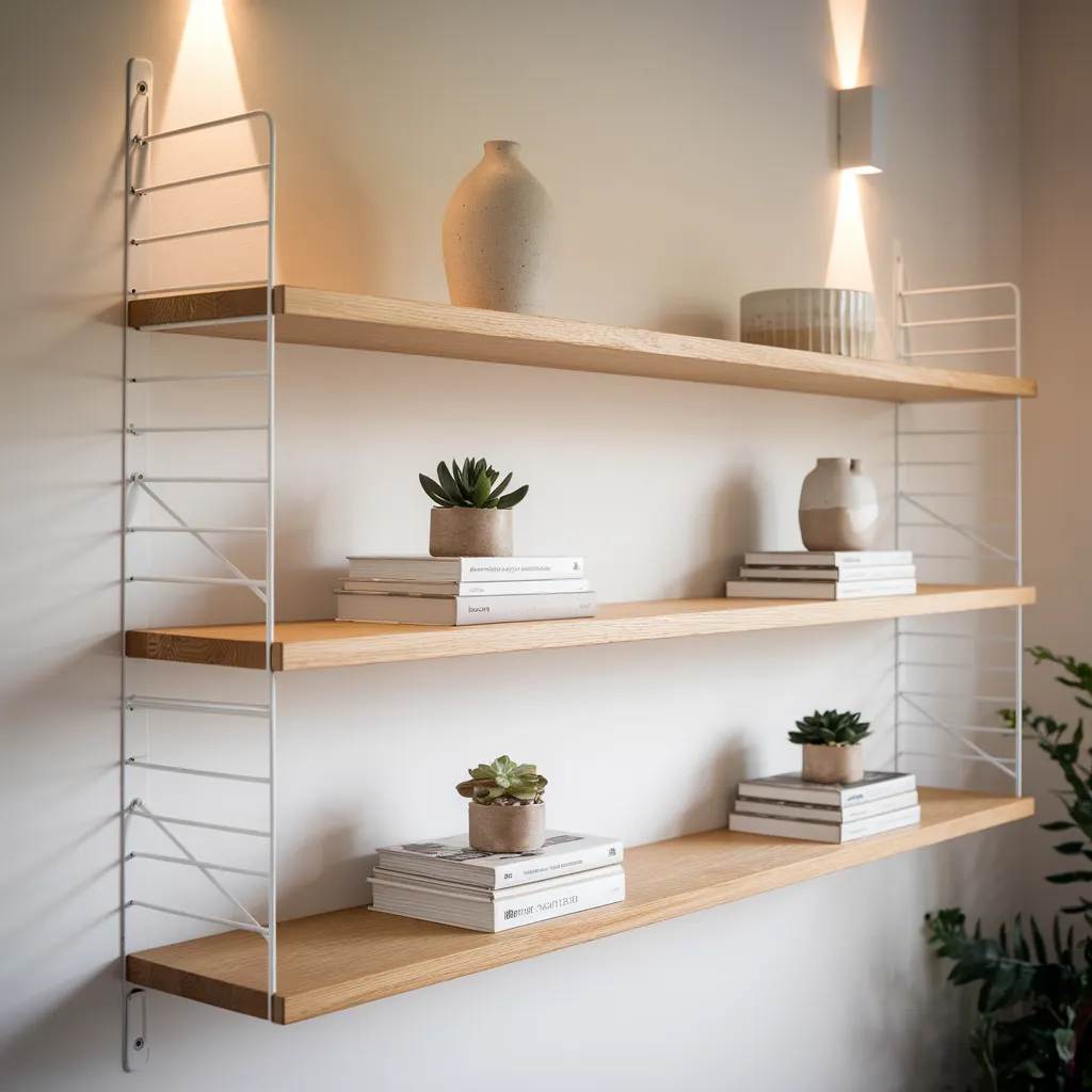 The Ultimate Guide to Shelf Decor Ideas for Small and Large Spaces 32 Scandinavian Minimalist Shelf Styling