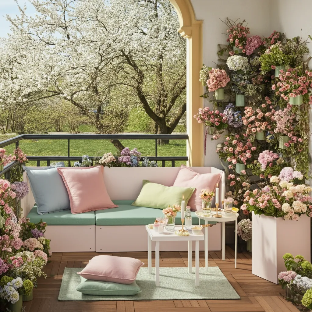 These Balcony Ideas Are So Good, Even Your Neighbors Will Be Jealous 24 Seasonal Celebration Spot