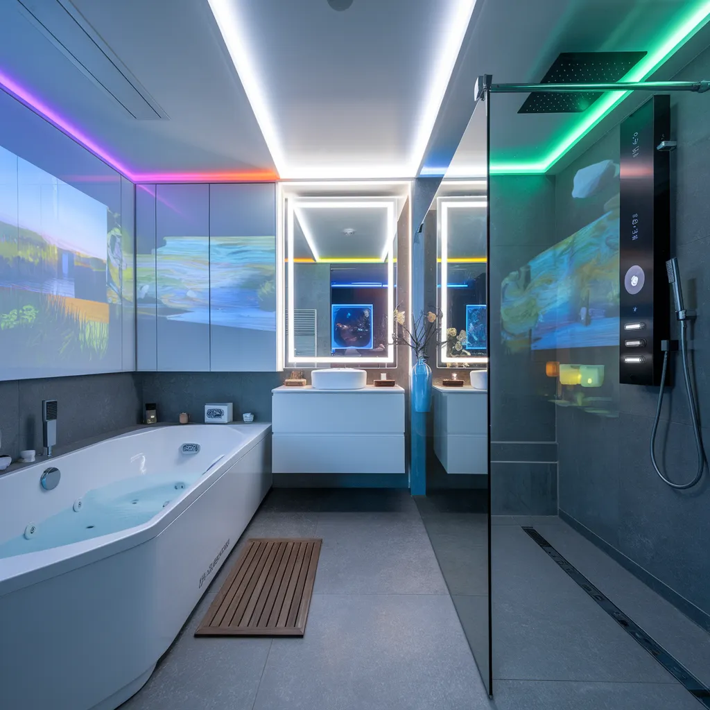 27+ Stunning Luxury Bathroom Designs That Blend Comfort With Elegance 18 Smart Futuristic Luxury Bathroom