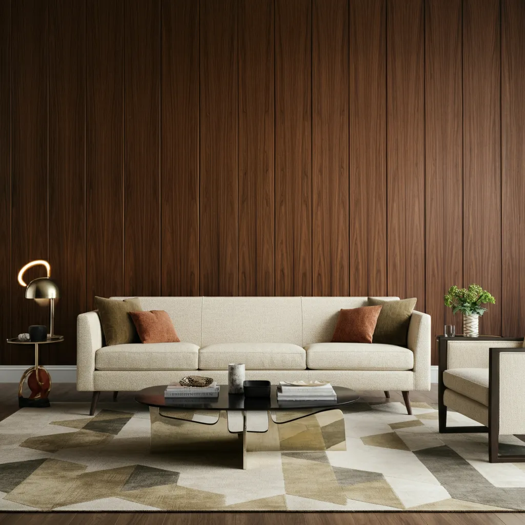 Steal These Designer-Approved Mid Century Modern Living Room Ideas 30 Sophisticated Wood Paneling