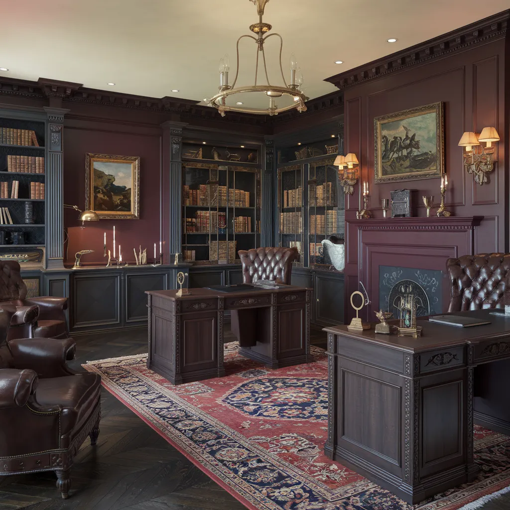 24+ Jaw-Dropping Home Office Ideas That Look Insanely Expensive 12 Stately Academia Library
