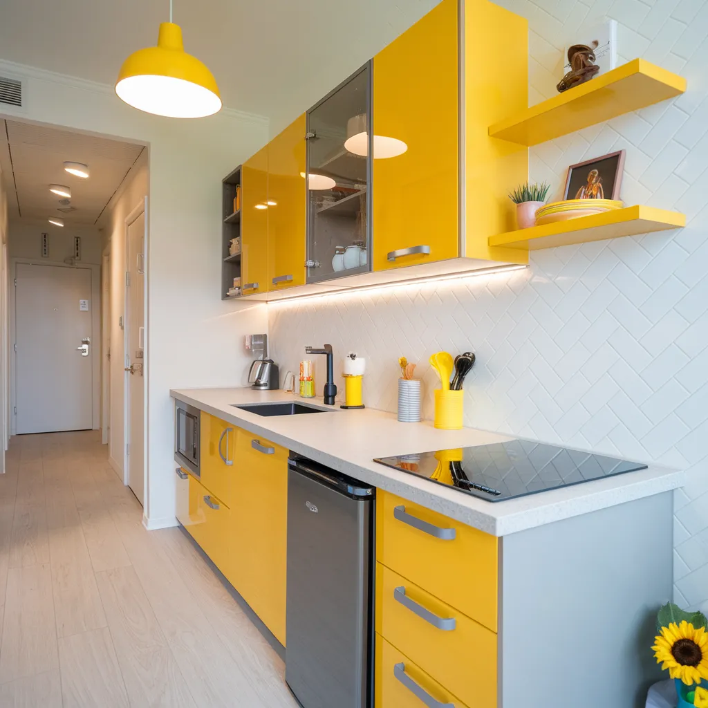 34 Small Kitchen Ideas That Make Tiny Spaces Look Huge 3 Sunshine Glow Small Kitchen