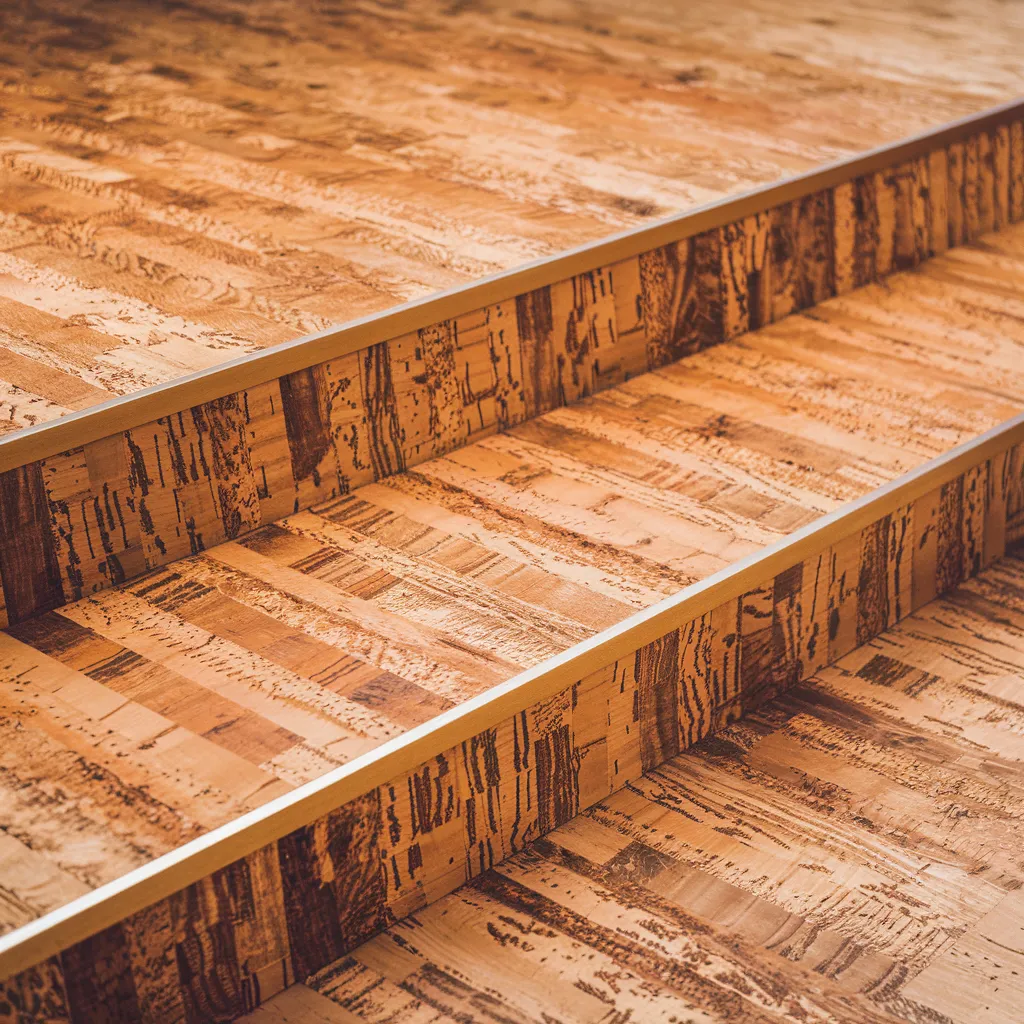 These Genius Flooring Ideas Will Make Your Rooms Look 10x Better 10 Textured Cork Flooring with Natural Grain Patterns