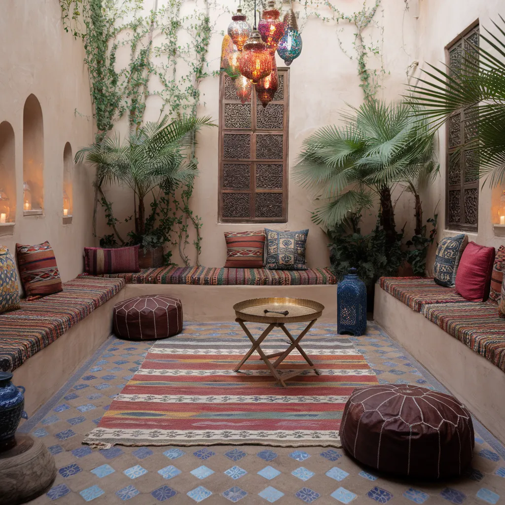 Porch Decorating Ideas That Will Make You Fall in Love With Your Home Again 16 The Enchanting Moroccan Courtyard