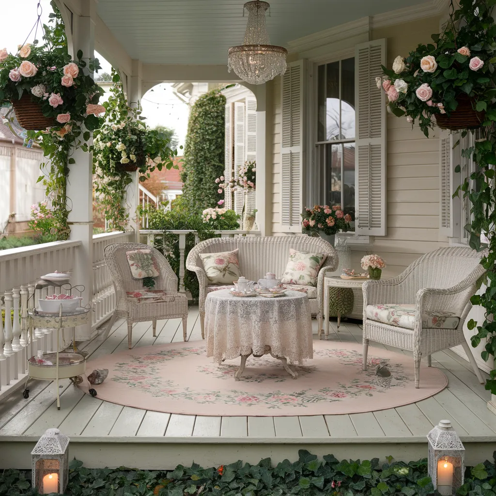 Porch Decorating Ideas That Will Make You Fall in Love With Your Home Again 8 The Enchanting Victorian Tea Porch