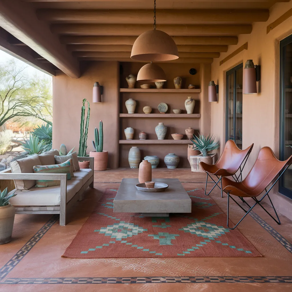 Porch Decorating Ideas That Will Make You Fall in Love With Your Home Again 9 The Modern Southwestern Retreat