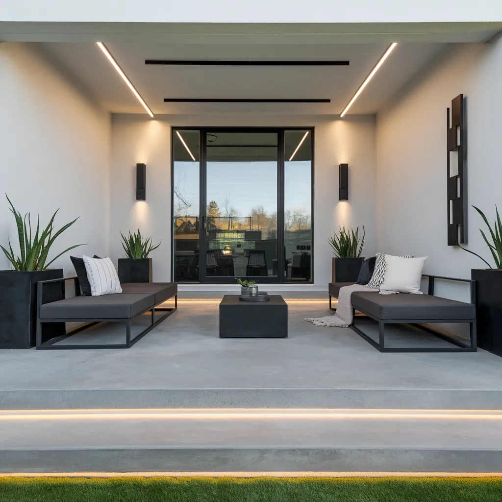 Porch Decorating Ideas That Will Make You Fall in Love With Your Home Again 31 The Sleek & Sophisticated Minimalist Porch