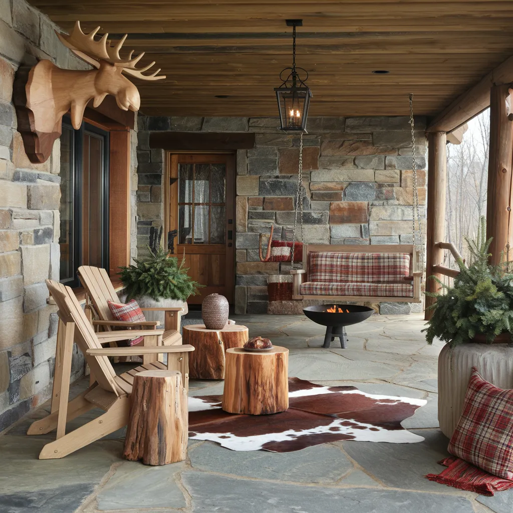 Porch Decorating Ideas That Will Make You Fall in Love With Your Home Again 27 The Ultimate Rustic Lodge Retreat