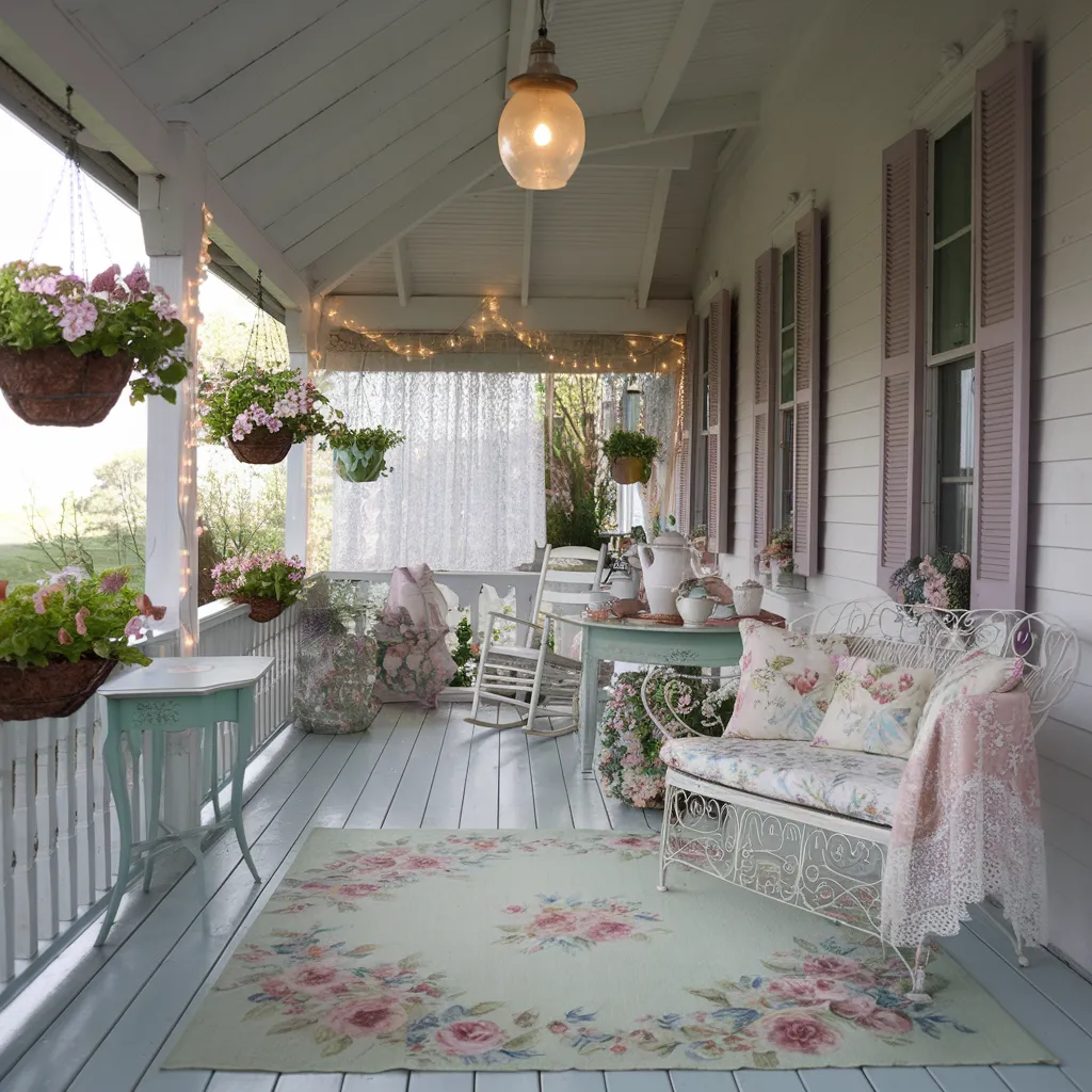 Porch Decorating Ideas That Will Make You Fall in Love With Your Home Again 23 The Whimsical Vintage Cottage Porch