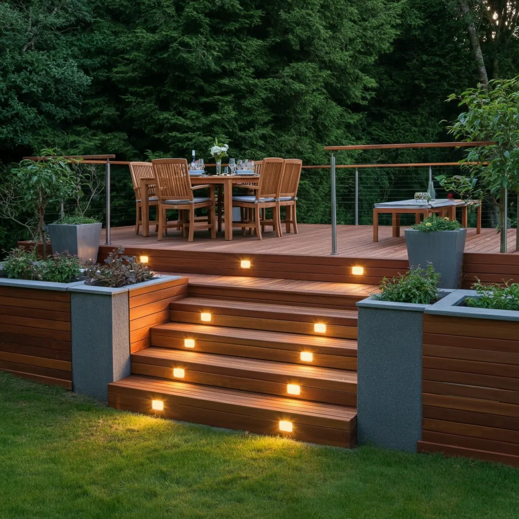 Stunning Deck Ideas That Will Completely Transform Your Outdoor Space 21 Tiered Lounge and Dining Deck