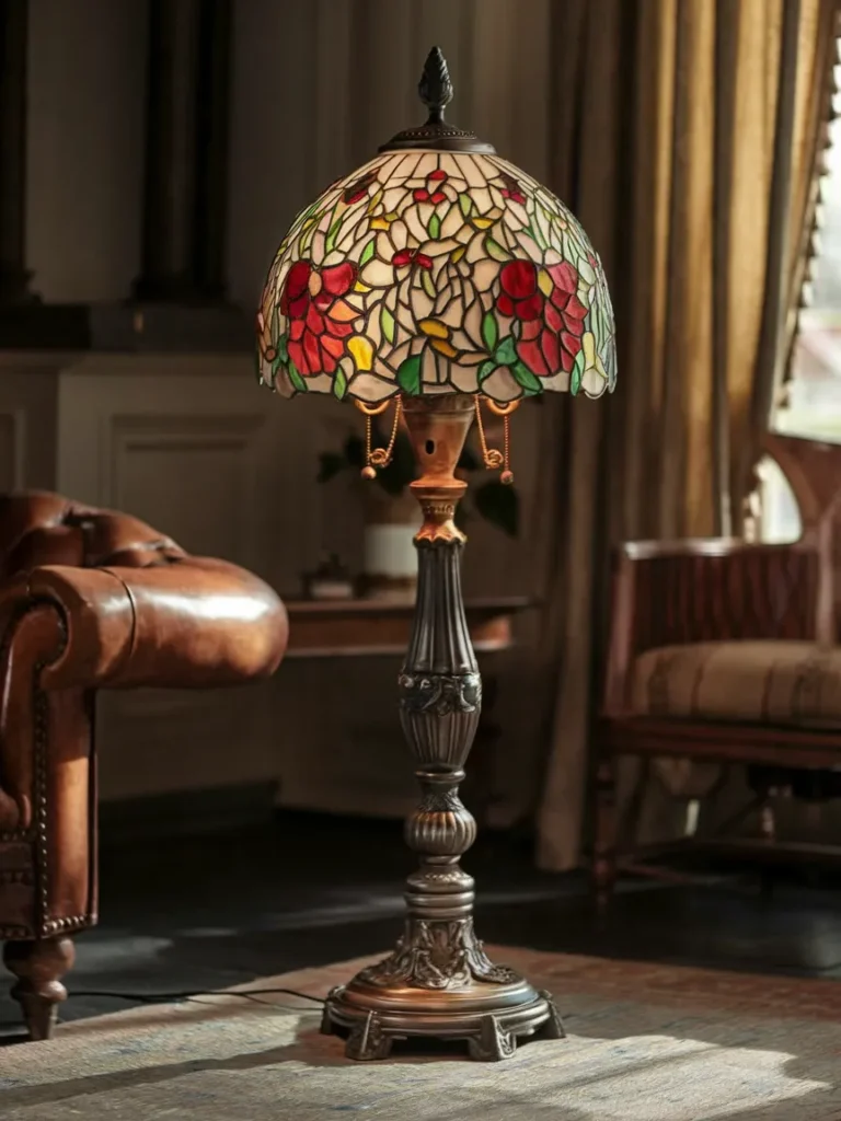 Living Room Lamp Ideas That Instantly Make a Room Look Expensive 7 Tiffany-Style Stained Glass Table Lamp
