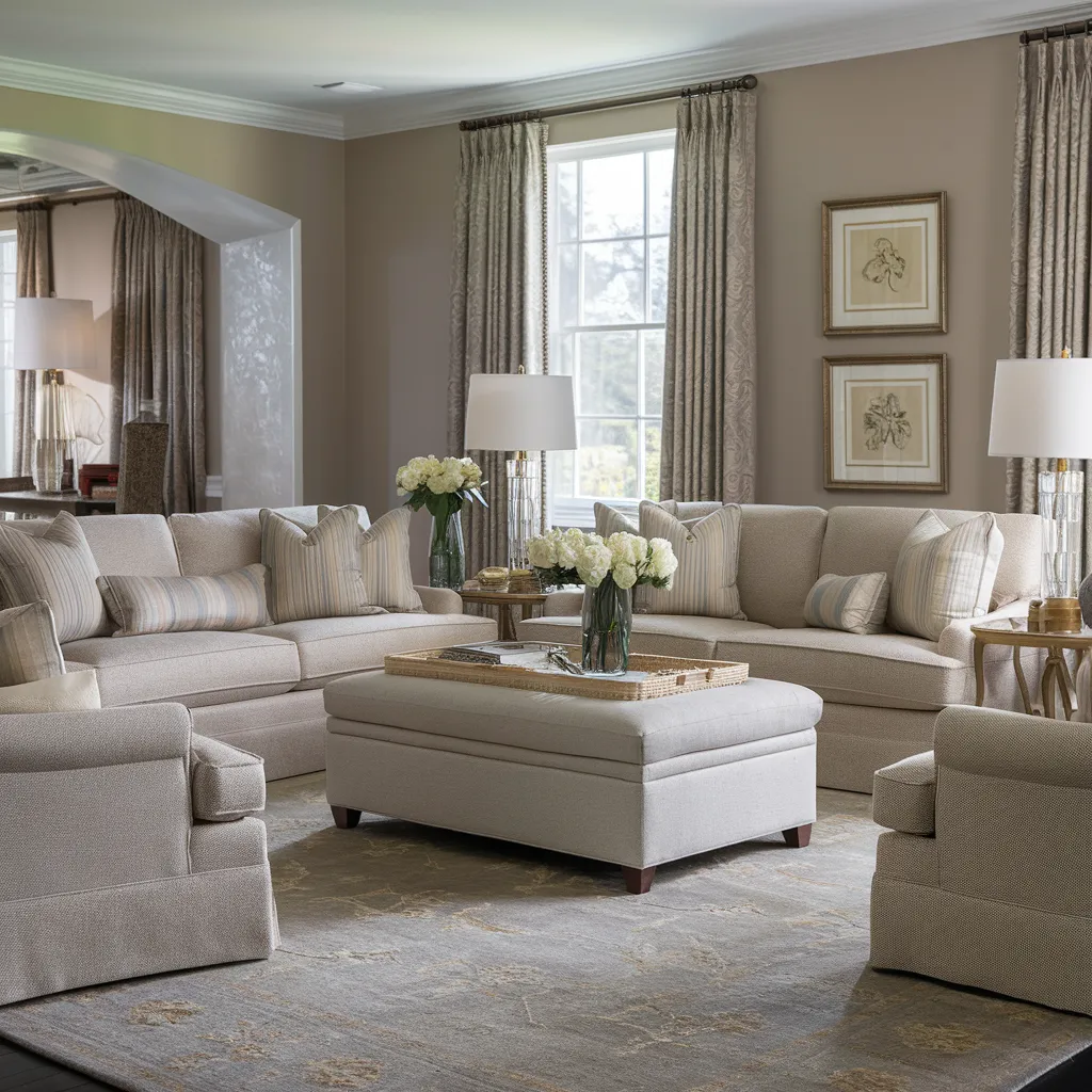 Rugs in Living Room Designs That Instantly Upgrade Your Space 26 Traditional Neutral Rug in Living Room