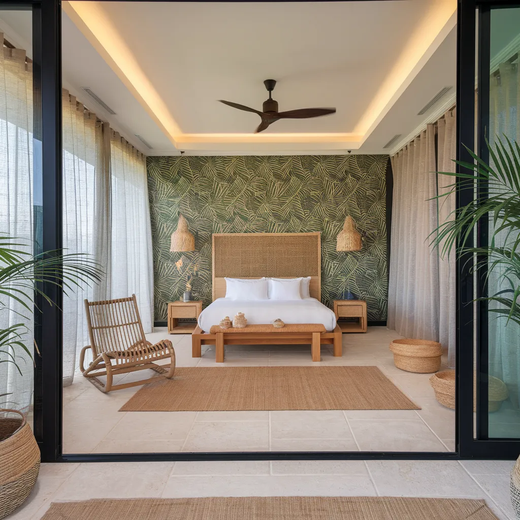 Tropical Escape Men’s Bedroom