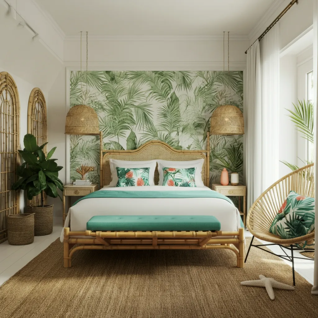Make Your Guests Feel Special with These Beautiful Guest Room Designs 11 Tropical Paradise Escape