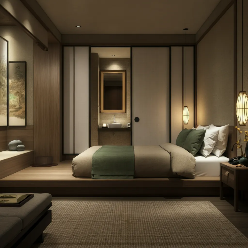 Make Your Guests Feel Special with These Beautiful Guest Room Designs 28 Urban Zen Retreat