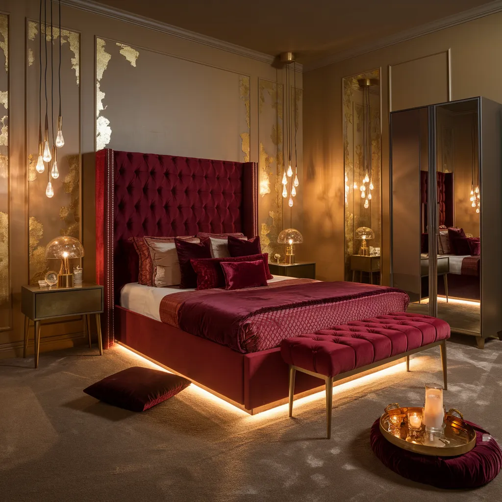 The Ultimate Master Bedroom Inspiration Guide: From Luxe to Minimalist 9 Velvet Glam Master Bedroom