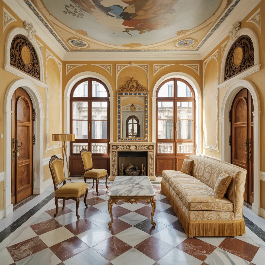 Modern Luxury Living Rooms You Can Actually Copy on Any Budget 18 Venetian Palazzo Salon
