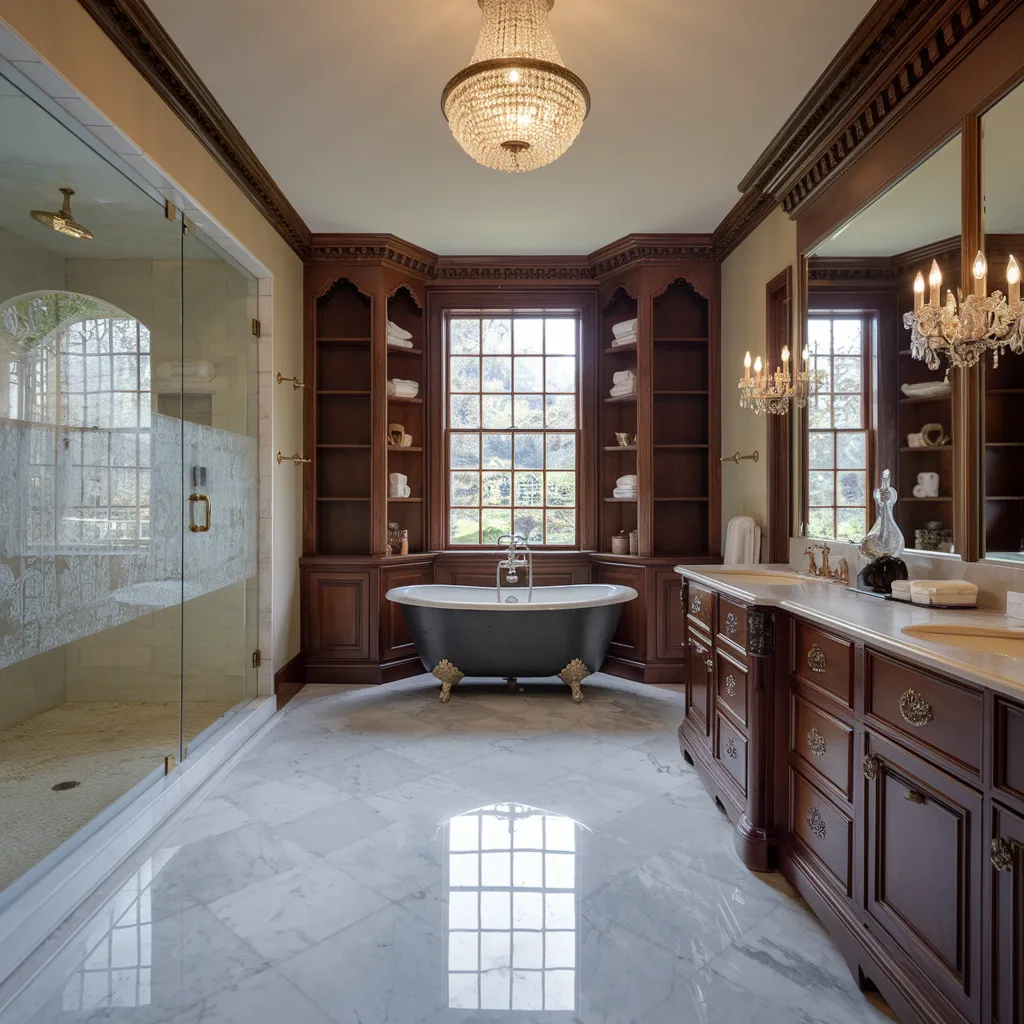 27+ Stunning Luxury Bathroom Designs That Blend Comfort With Elegance 17 Victorian Inspired Luxury Bathroom