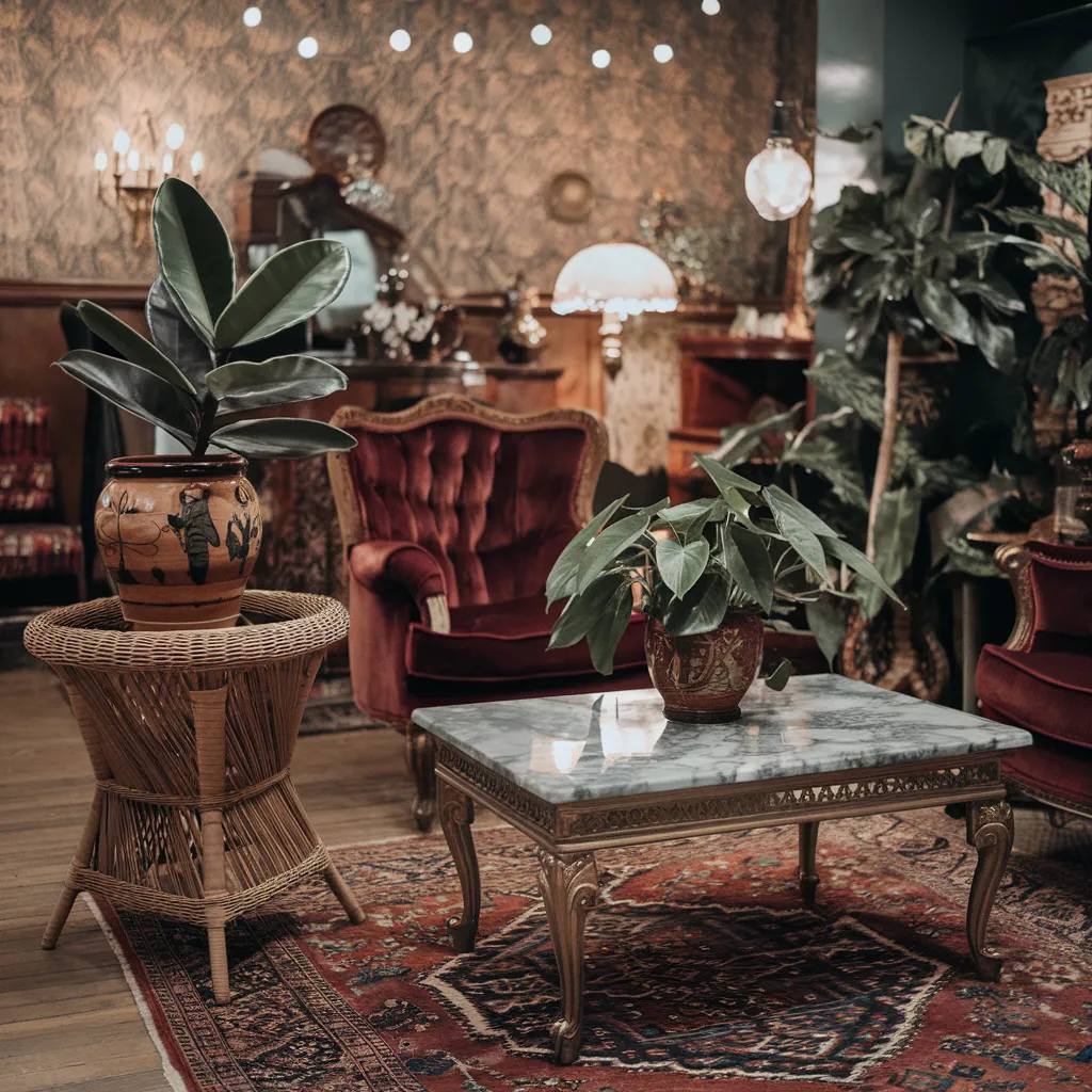 Indoor Plants Ideas That Will Instantly Transform Any Room Into a Lush Retreat 5 Vintage Salon Living Room – Timeless Charm with Botanical Elegance