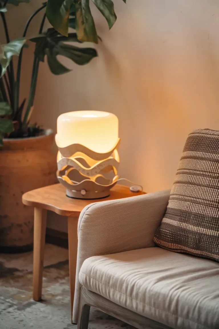 Living Room Lamp Ideas That Instantly Make a Room Look Expensive 15 Wavy Glow Ambient Table Lamp