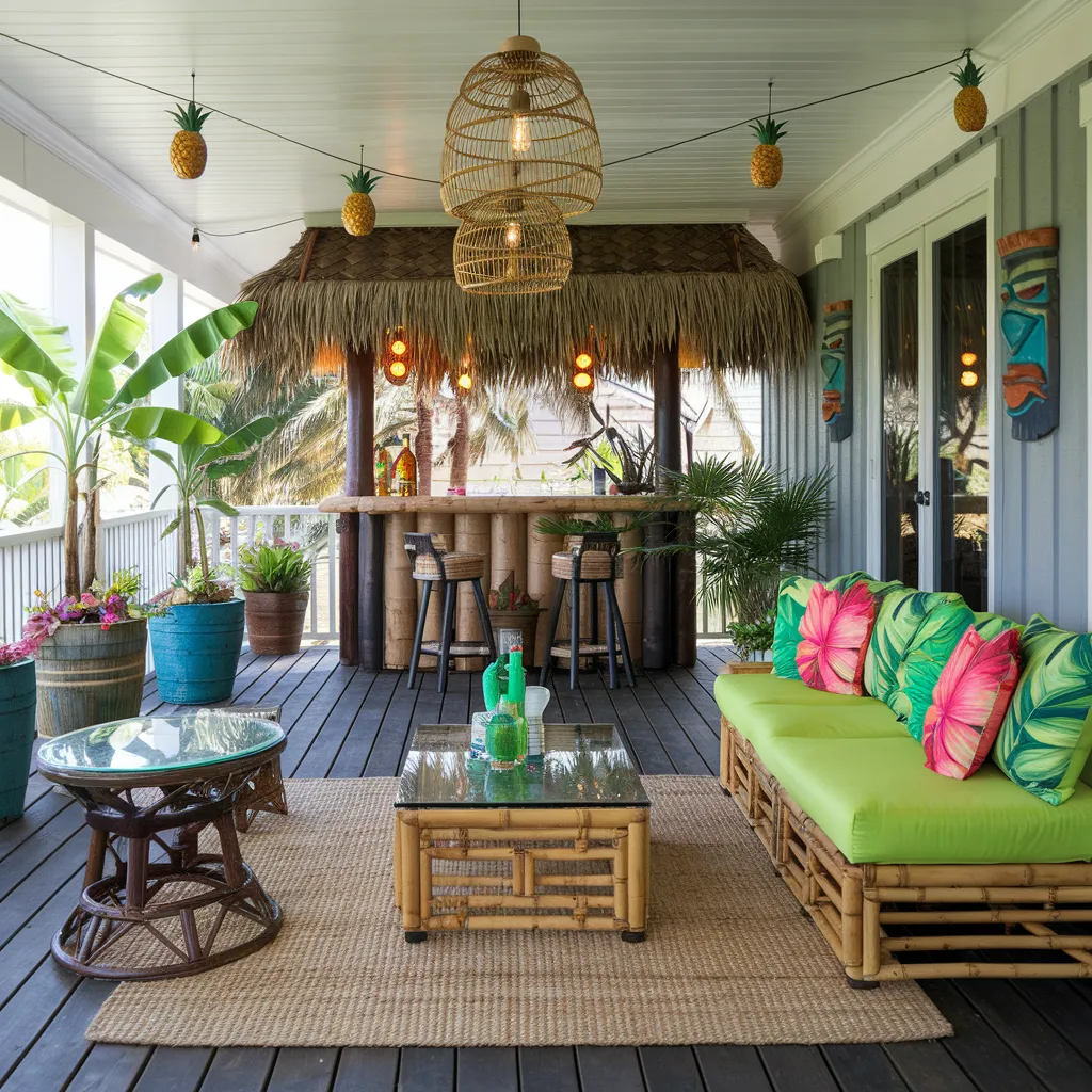 Porch Decorating Ideas That Will Make You Fall in Love With Your Home Again 18 Your Own Tropical Tiki Paradise