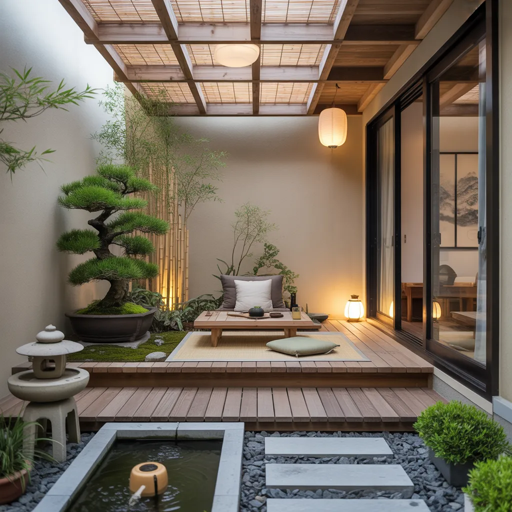 Zen-Inspired Japanese Terrace