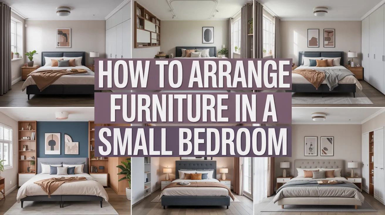 How to Arrange Furniture in a Small Bedroom for Maximum Space 1 how to arrange furniture in a small bedroom