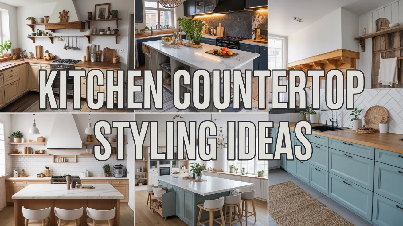 kitchen countertop styling