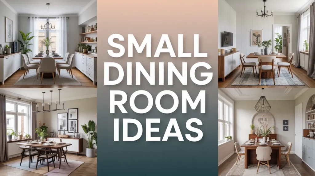 Small Dining Room Ideas That Make Tiny Spaces Look Stunning 4 small dinning room