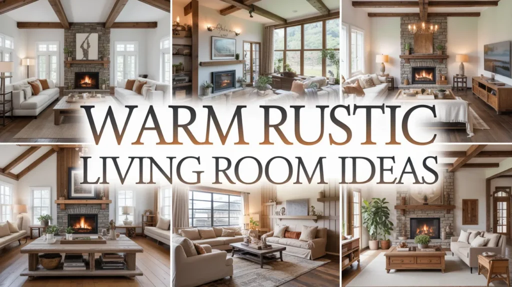 Warm Rustic Living Room Ideas You’ll Wish You Tried Sooner 1 warm rustic living room