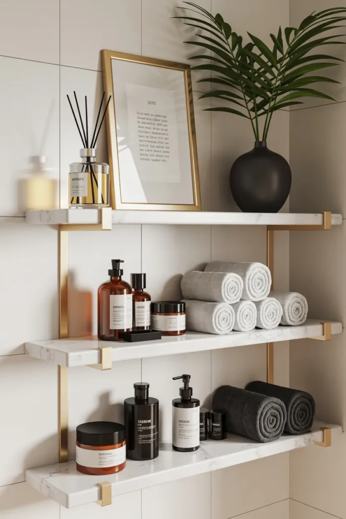 Step-by-Step: How to Style Bathroom Shelves Like a Designer at Home 4 Advanced Touches Designers Use