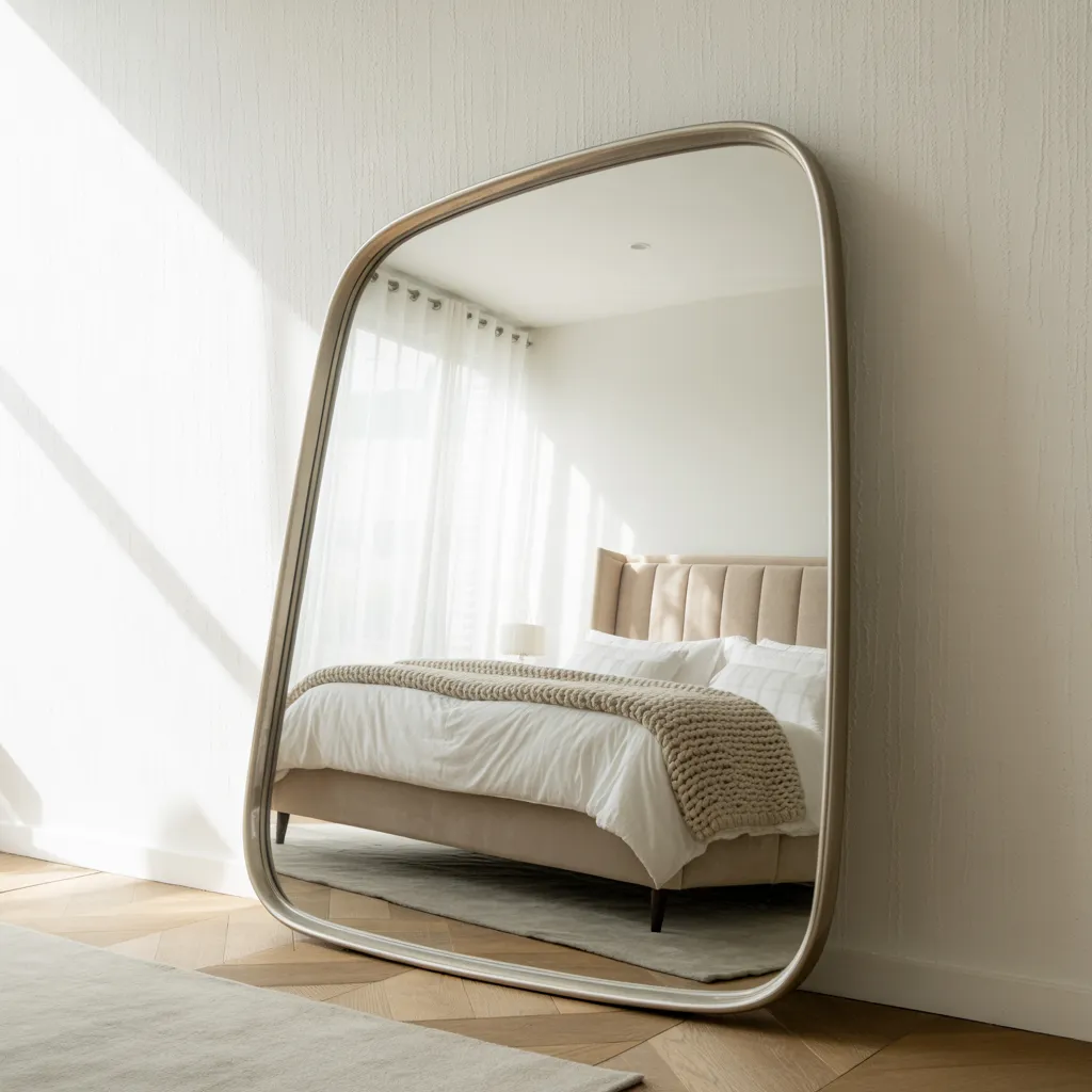 25 Contemporary Bedroom Ideas to Refresh, Relax, and Reimagine Your Space 27 Artistic Mirrors as Design Elements