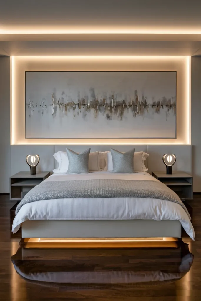 15 Genius Bedroom Lighting Ideas Designers Don’t Want You to Know 15 Backlit Headboard