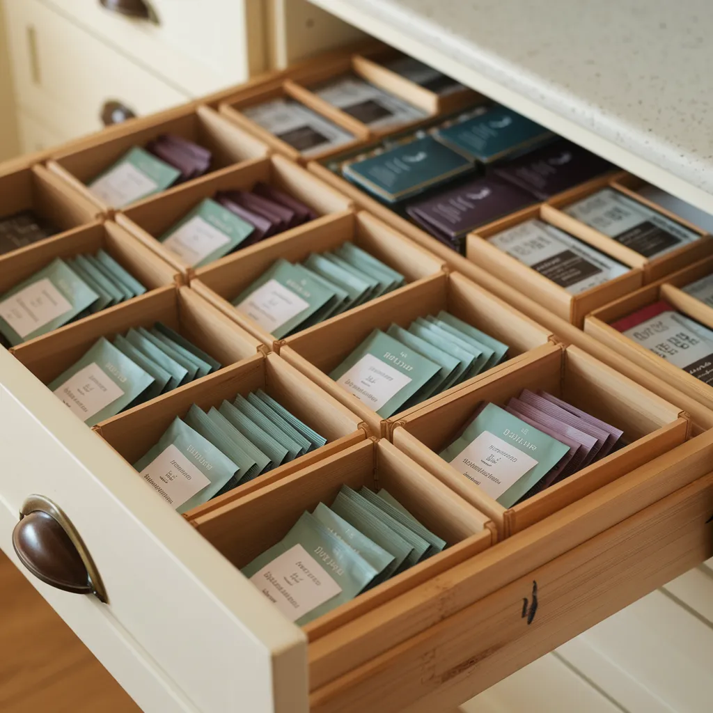 Bamboo Box Tea Bag Sorter