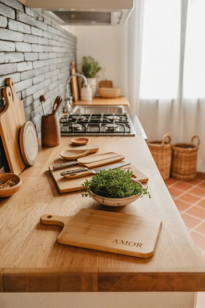 Bamboo Cutting Boards and Utensils