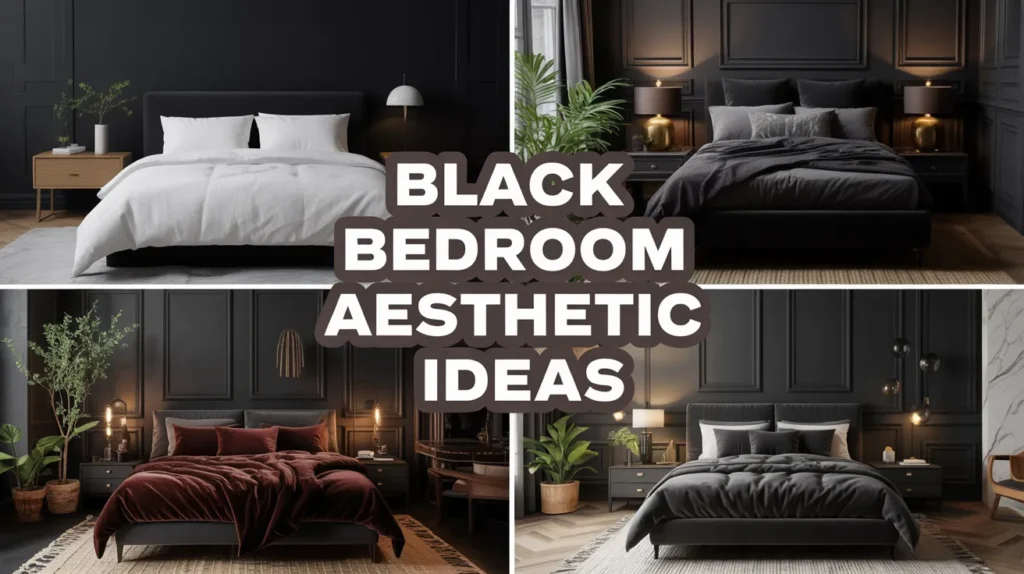Black Bedroom Aesthetic Ideas