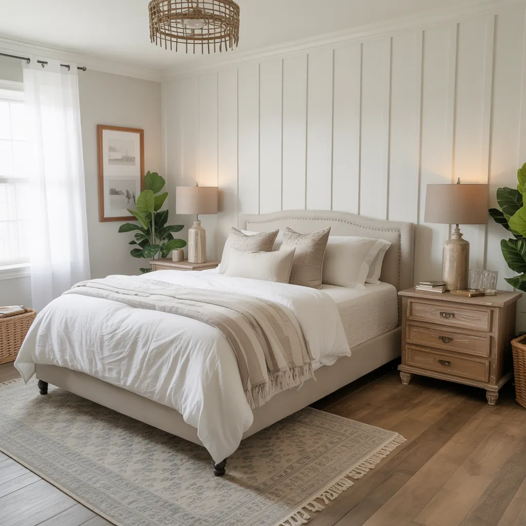 How to Create a DIY Bedroom Accent Wall Step by Step 7 Board and Batten